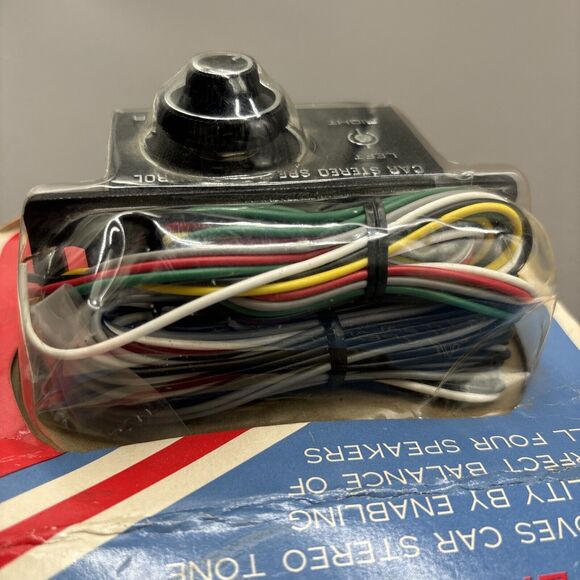 Vintage Boman Astrosonix 4-Way Car Stereo Speaker Control 1970s Original Package - Picture 5 of 6